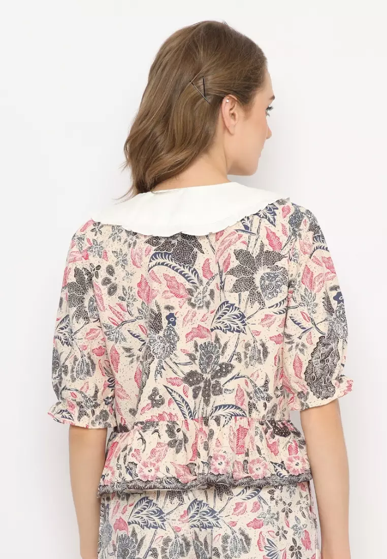 Blouse Batik Chalya Pink