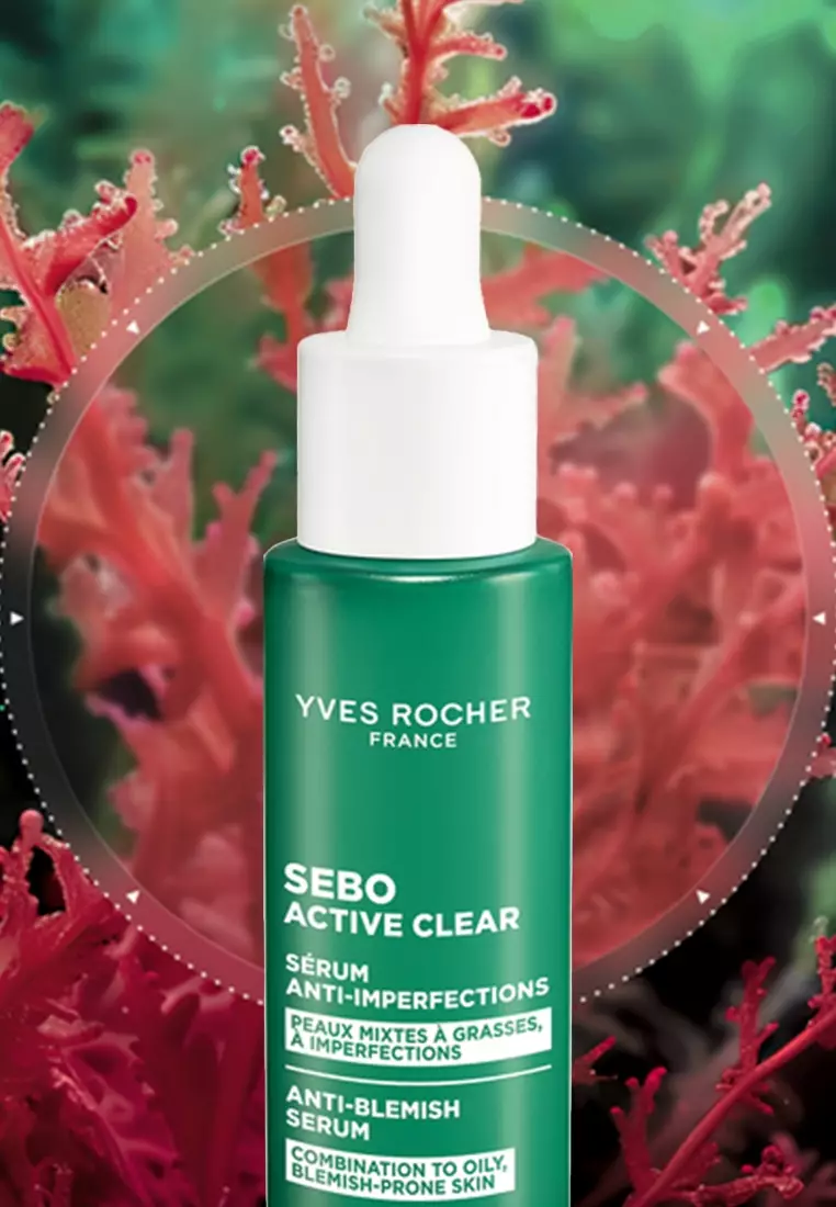 Sebo Active Clear Anti Blemish Serum 30ml - Reduces Pores, Blackheads & Spots