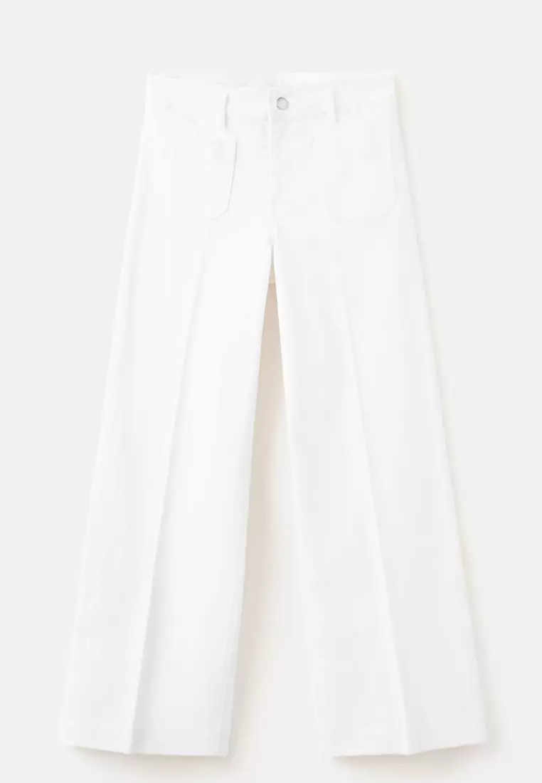 Wide Leg Jeans With Pockets