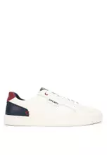 Off White Navy Red