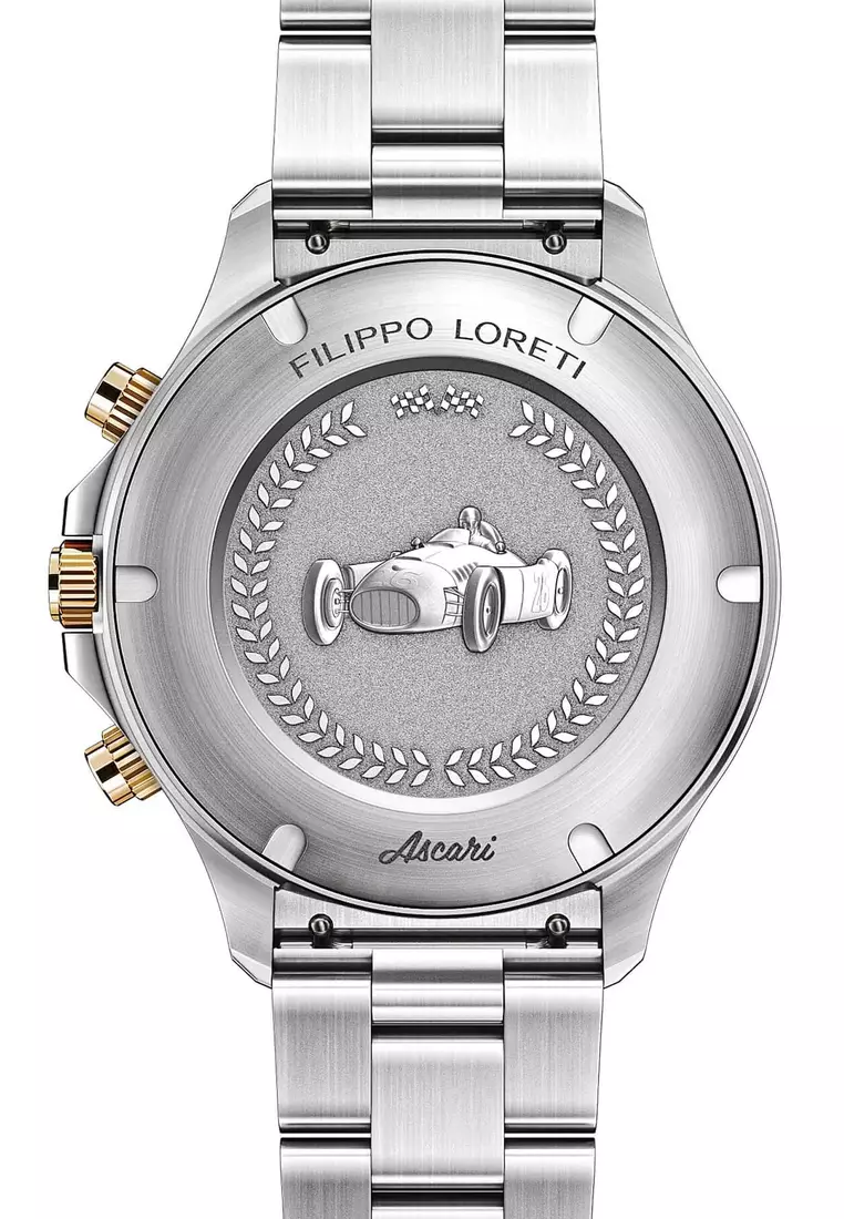 Ascari two tone gold steel link shop