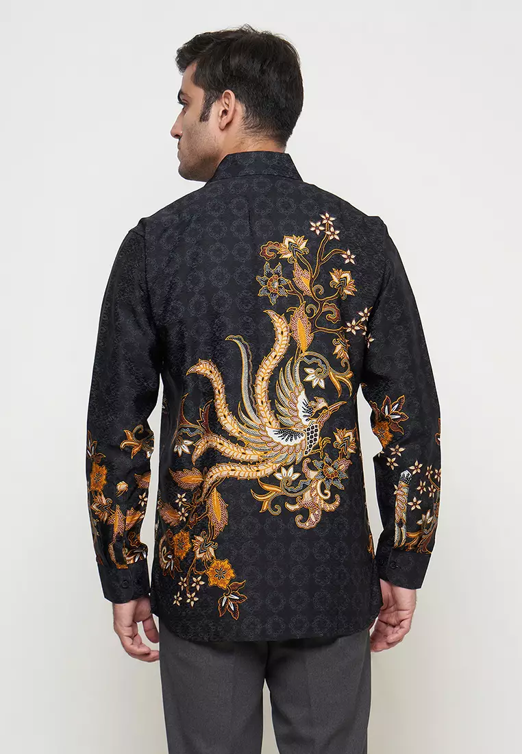 Exclusive Slimfit Rafrandra Kemeja Batik Pria Lengan Panjang