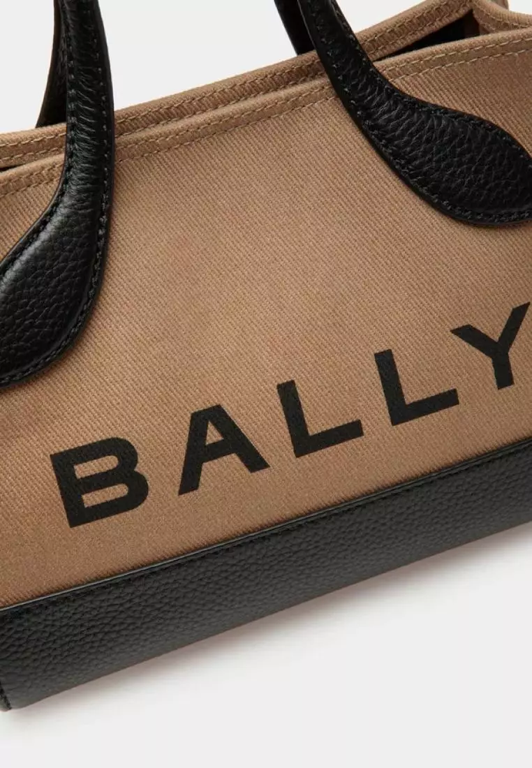 Bally Bar Minibag Sand Black