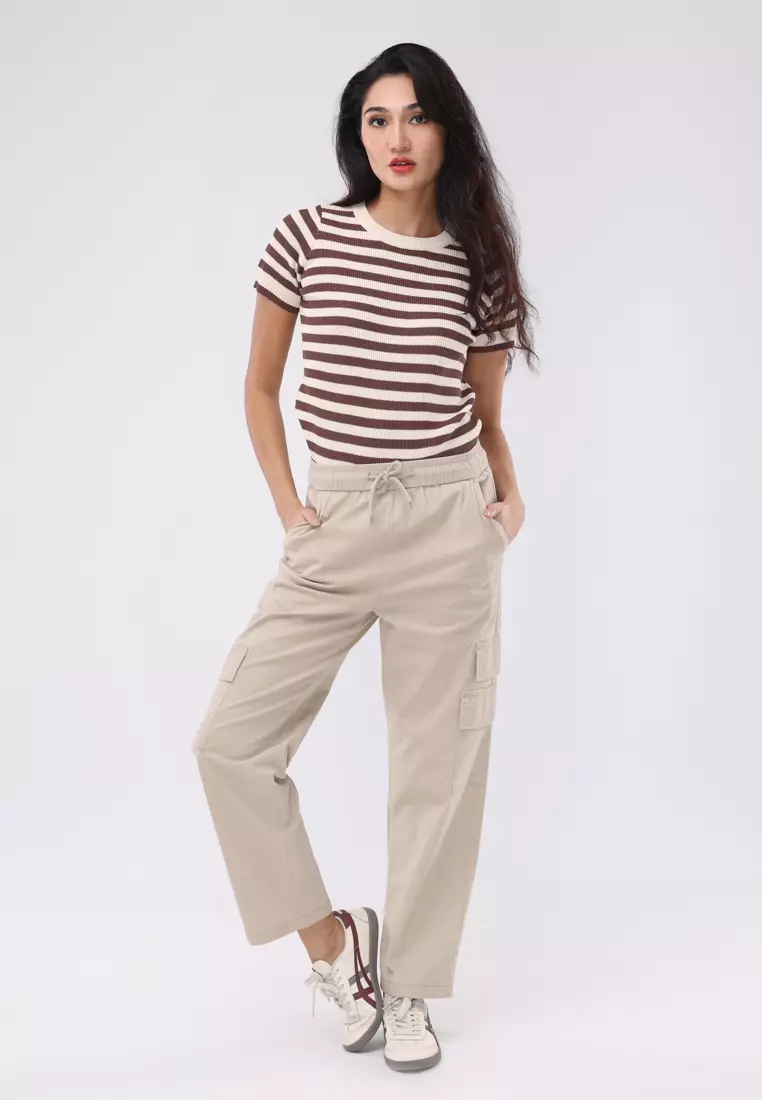 Colored Cargo Pants Ladies