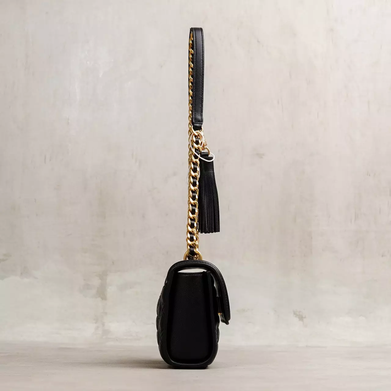 Tas TORY BURCH FLEMING GHW BLACK SHOULDER BAG SMALL 100% ORIGINAL