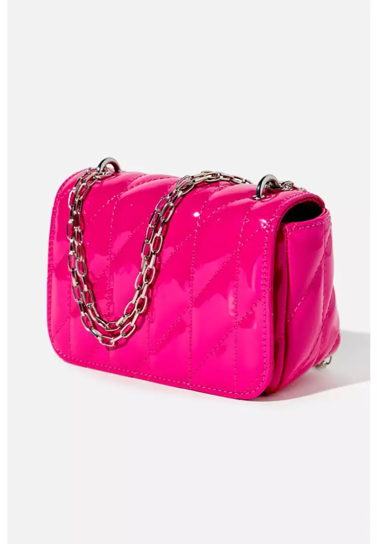 Hot pink clutch forever 21 shop