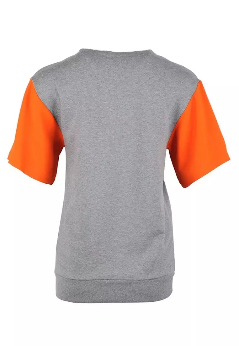 Embroidered Plants T恤(灰色)