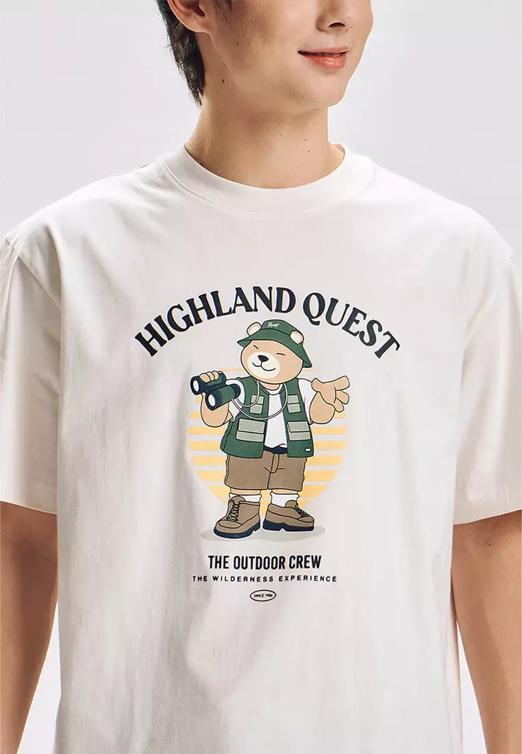 Crew Bear Highland Quest Relaxed Graphic T-Shirt