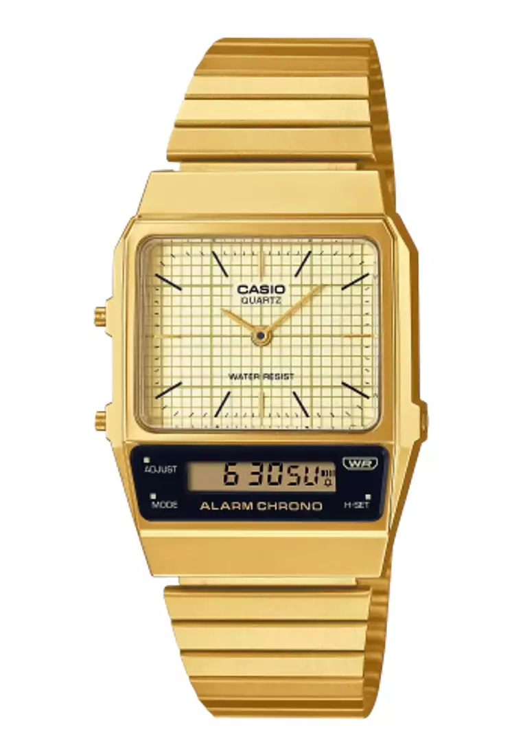 Casio Analog Digital Retro Watch AQ 800EG 9A