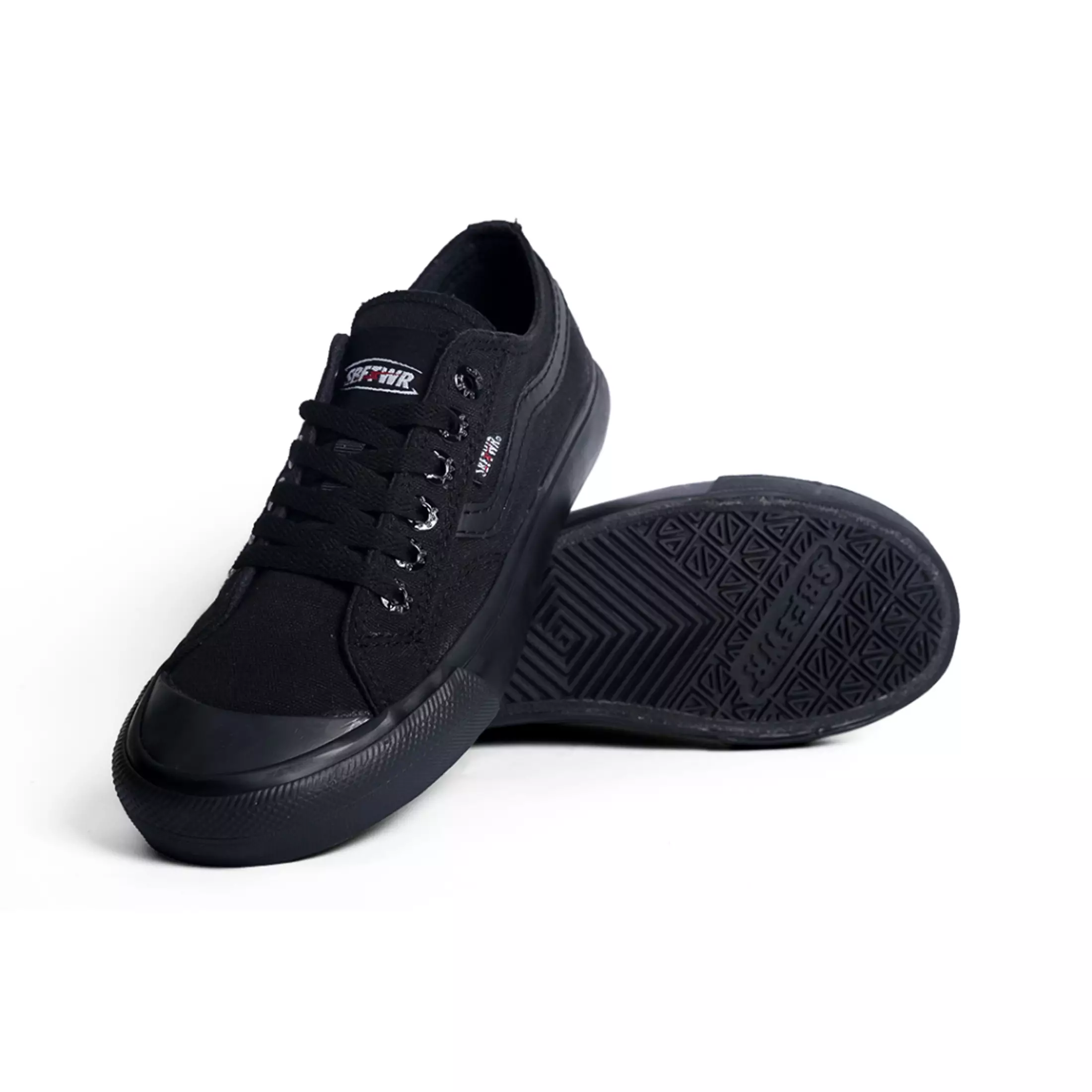 SABA Veloz Low All Black - Sepatu Sneakers Casual Pria Wanita