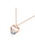 Air Jewellery gold Luxurious Scarlett Heart Necklace In Rose Gold 623BCACF72D405GS_3