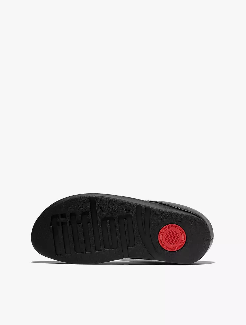 Fitflop Rumba Iridescent Beaded Toe-Post Sandals - All Black