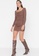 Trendyol brown Gathered Knitted Dress 05BE6AA2E0BC13GS_4
