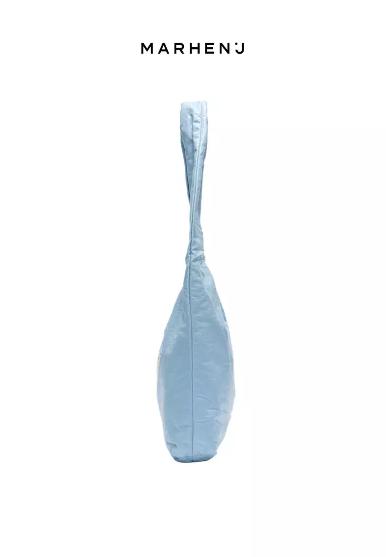 DEWY Nylon Shoulder Bag Sky Blue