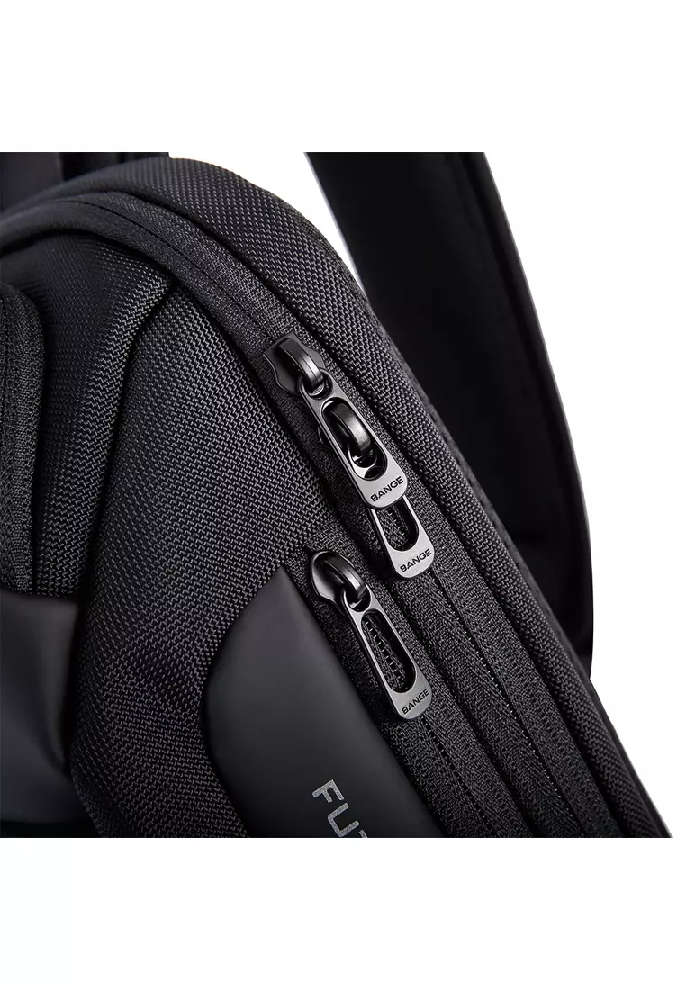 Bange Titan Water Resistant Men Sling Bag with Multi Compartment and fits 11inch iPad