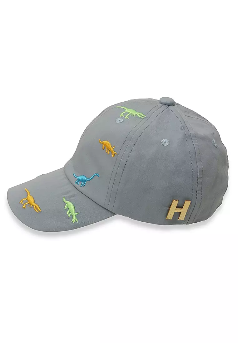 Javer Topi Anak Unisex Motif Dinosaurs Aksesoris Fashion Kid Baseball Caps Material Cotton ORIGINAL - Blue