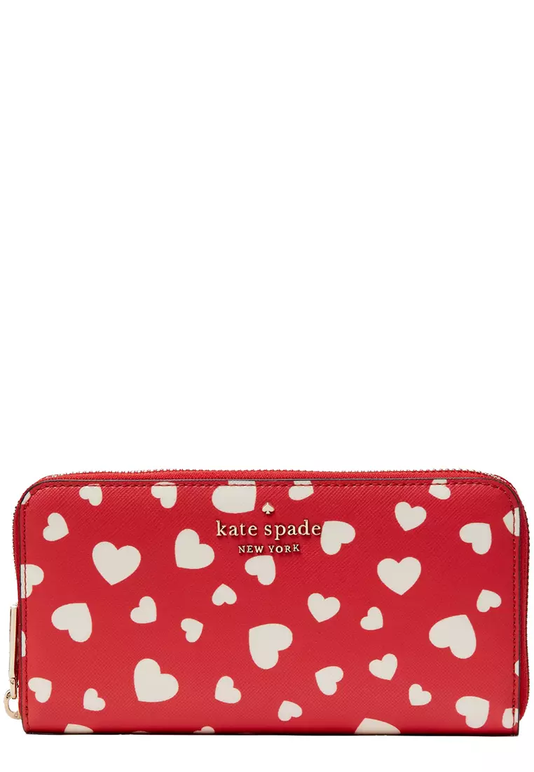 Kate spade polka dot wallet hot sale