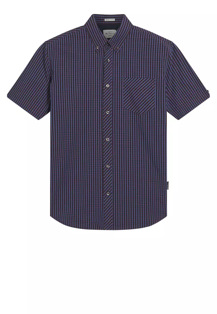 Short Sleeves Signature Gingham Shirt