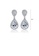 Glamorousky white Fashion and Elegant Geometric Water Drop Earrings with Cubic Zirconia 61661AC430BB28GS_2
