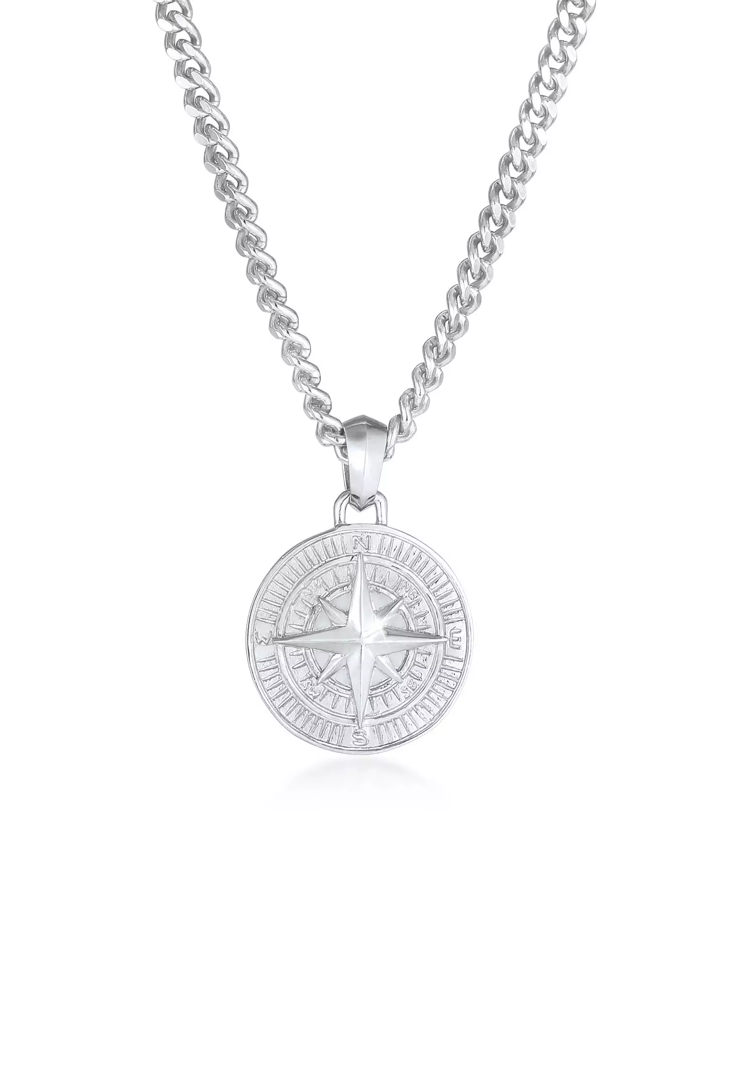Mens best sale compass pendant