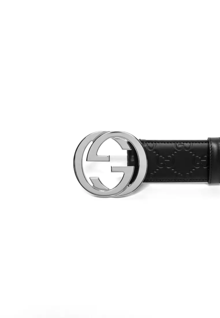 Gucci Signature Leather 腰帶