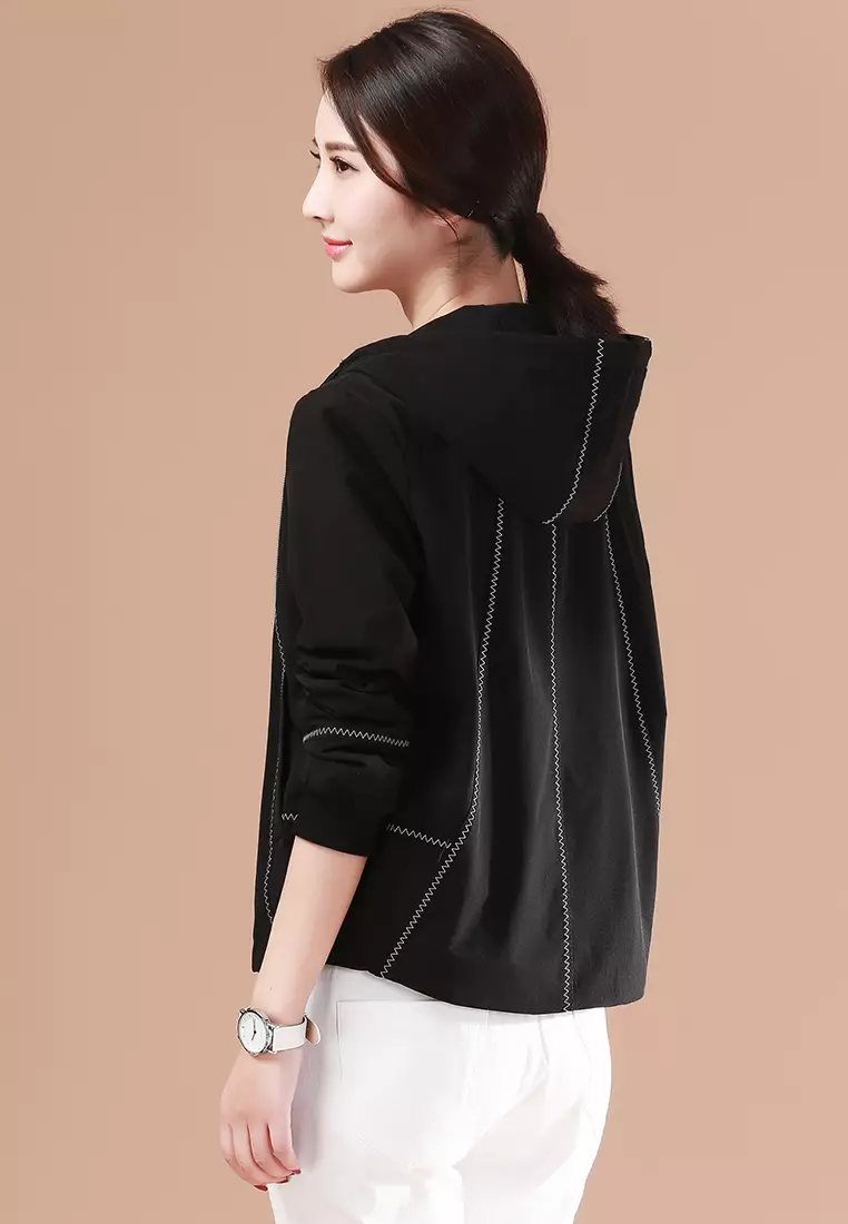 Buy A IN GIRLS Fashion Wild Hooded Jacket 2023 Online ZALORA
