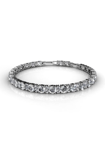 Her Jewellery white Her Jewellery Joyous Bracelet (White Gold) with Premium Grade Crystals from Austria HE581AC0RDGAMY_1