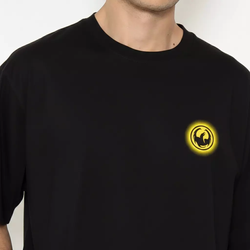 Dragon Kaos Lengan Pendek Pria Dragon Fly Oversize Planet Surf