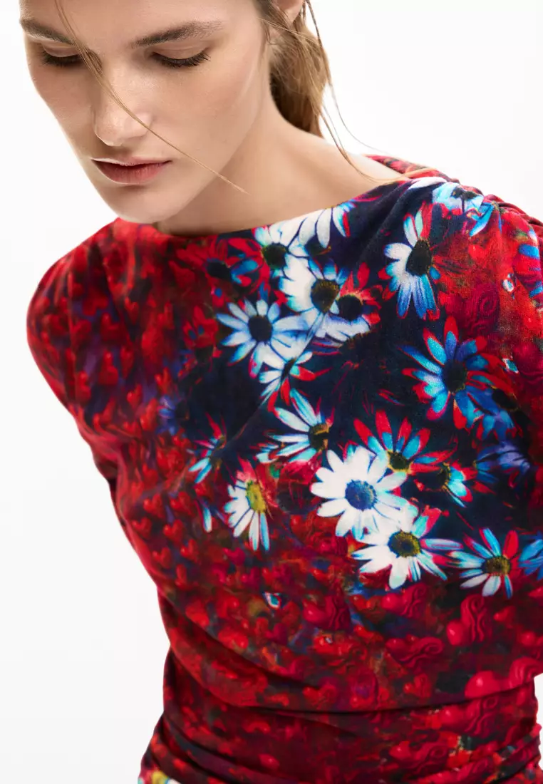 Flower Heart Long-Sleeve T-Shirt