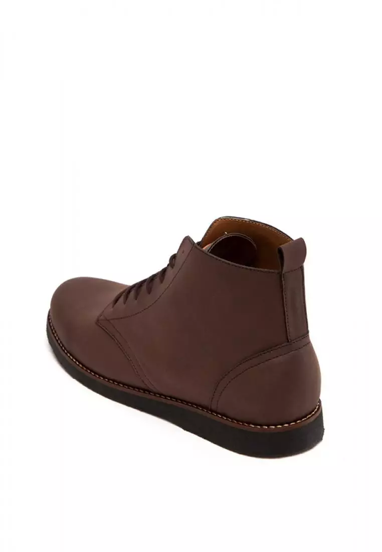 Eleanor Darkbrown Boots Men Shoes