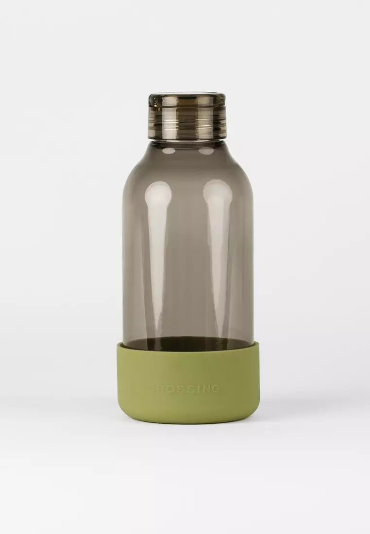 Crossing Silicone Water Bottle Boot - Fits Diameter 7-7.5cm (550ml) Blistered Pack - Moss