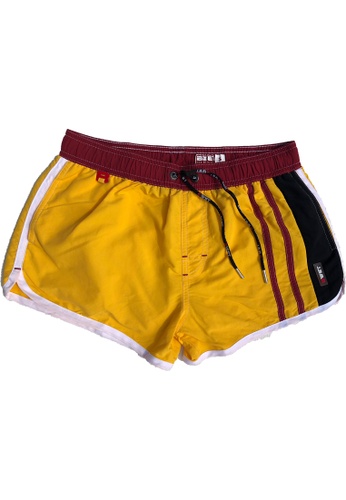 BWET Swimwear yellow Quick dry UV protection Perfect fit Yellow Beach Shorts "Venice" Side pockets 62DDEUS625855AGS_1