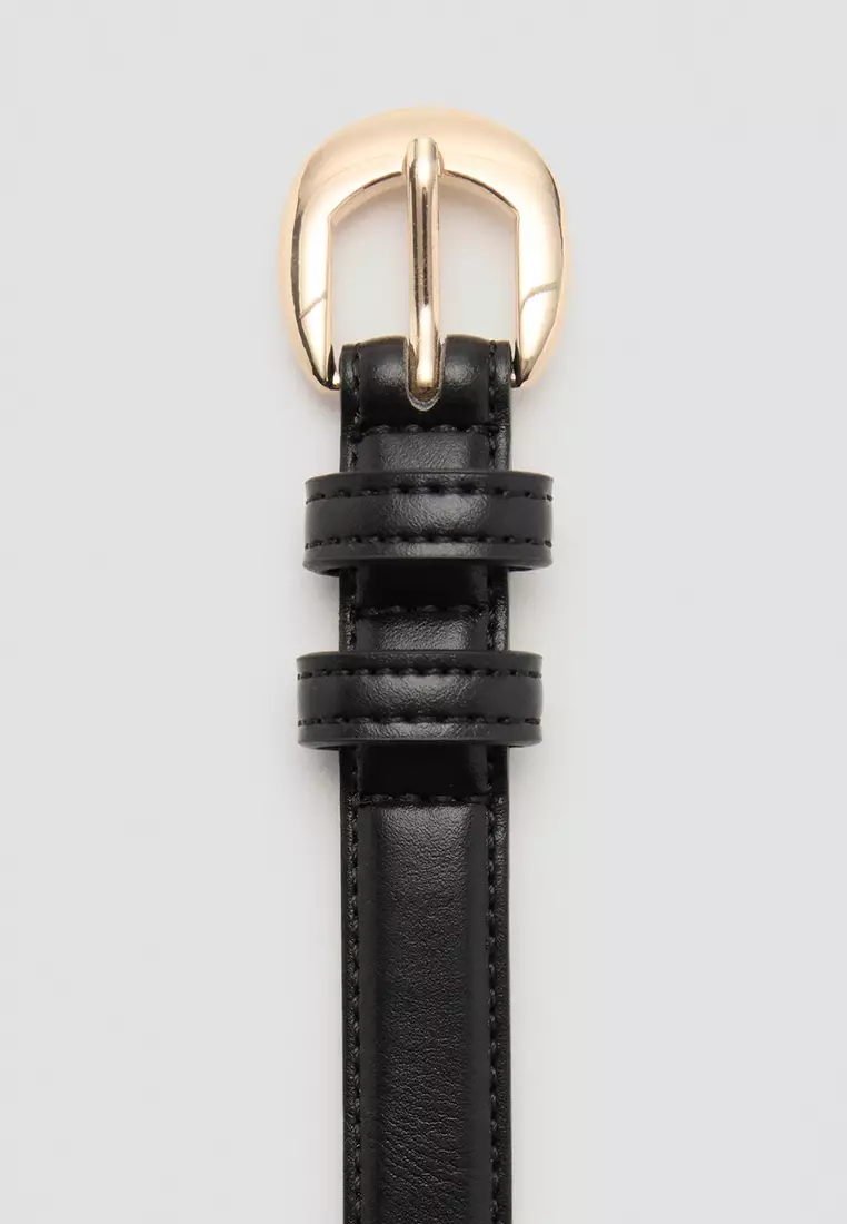 Buckle Skinny Belt