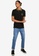 Fidelio black Urbanation Contrasted Collar Polo Shirts 9FCDDAA7F5E5CEGS_3
