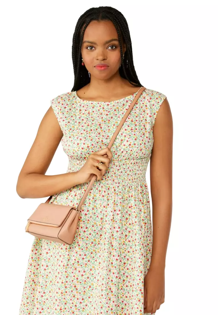 Leila Mini Crossbody - Orange Cream