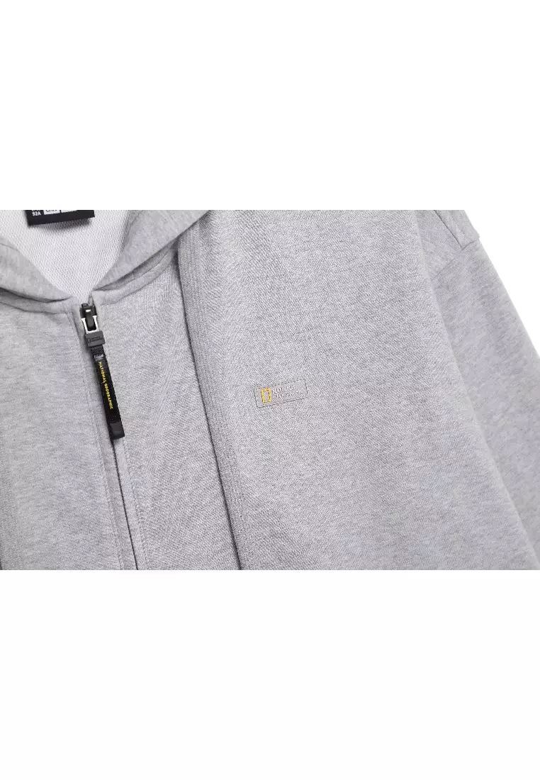 男女同款輕盈針織運動拉鍊外套