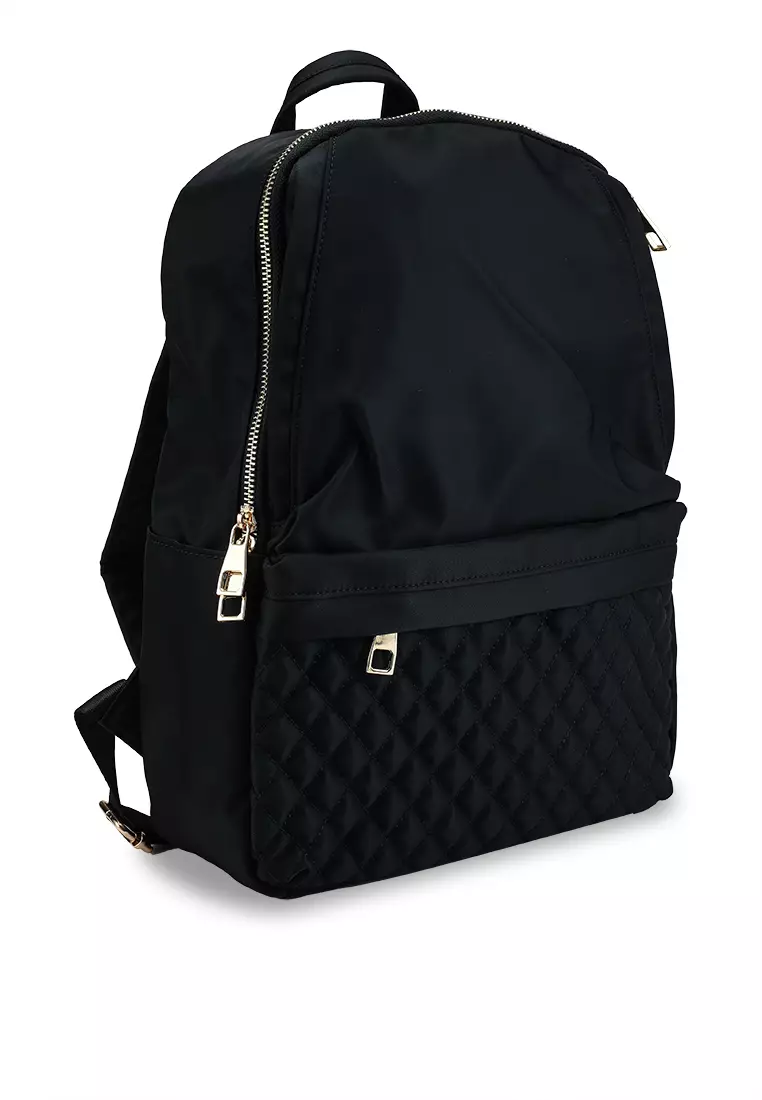 Quilted Nylon Backpack