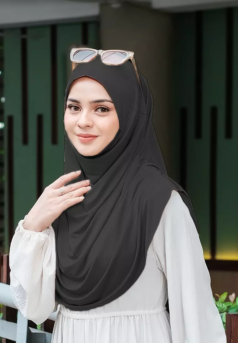 HIJAB INSTAN FATHIA - BLACK