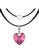 Krystal Couture gold KRYSTAL COUTURE Love To Indian Pink Heart Necklace Embellished with Swarovski® crystals 3FD07AC38D5F42GS_1