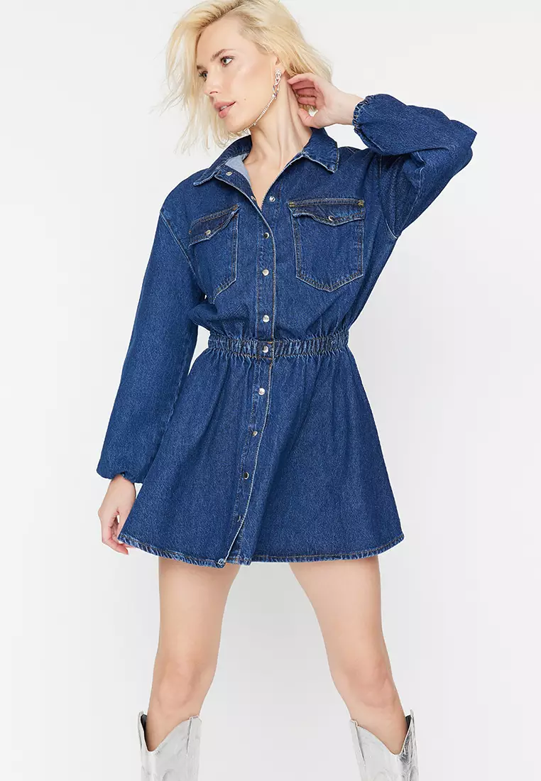 Zalora denim dress new arrivals