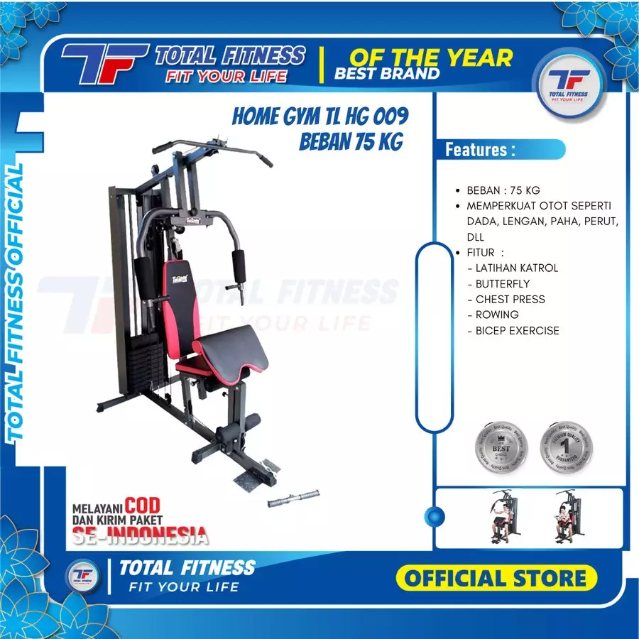 Jual Total Health Gym Total Gym New Alat Olahraga Fitness Home Gym 1