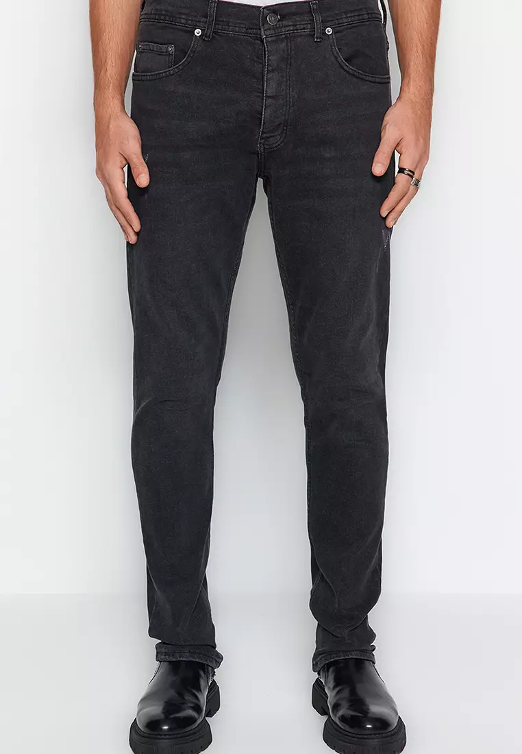 Buy Trendyol Classic Slim Fit Jeans Online | ZALORA Malaysia