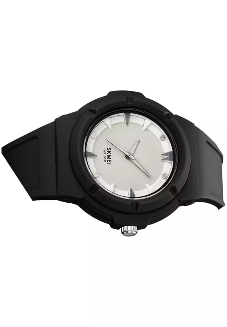 Jam Tangan Analog Pria Waterproof Strap Tali Material PU Silicone IR40 ORIGINAL