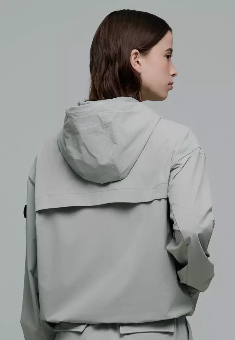女裝ARCHELON梭織彈性連帽Anorak外套