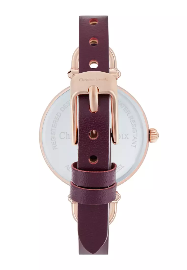 Christian lacroix clearance watches rose gold