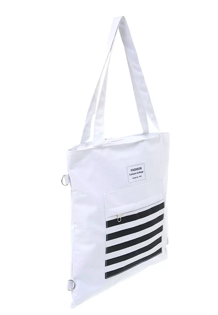 Liora Tote Bag Woman Tali Design Simple Quality Premium - White