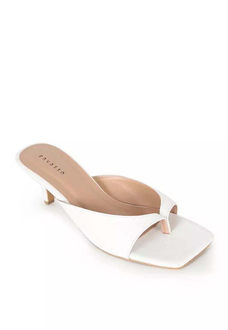 Cavasso Rossa Heels White