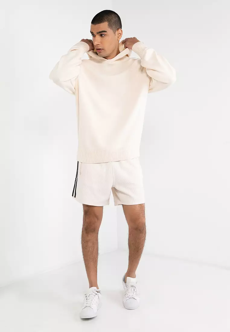 premium essentials knit hoodie