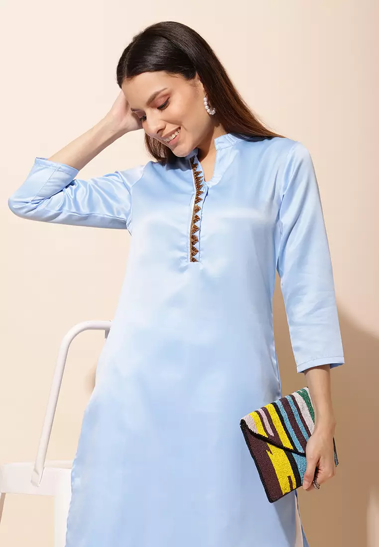 Chanira Festive Aliya Tunic-Blue
