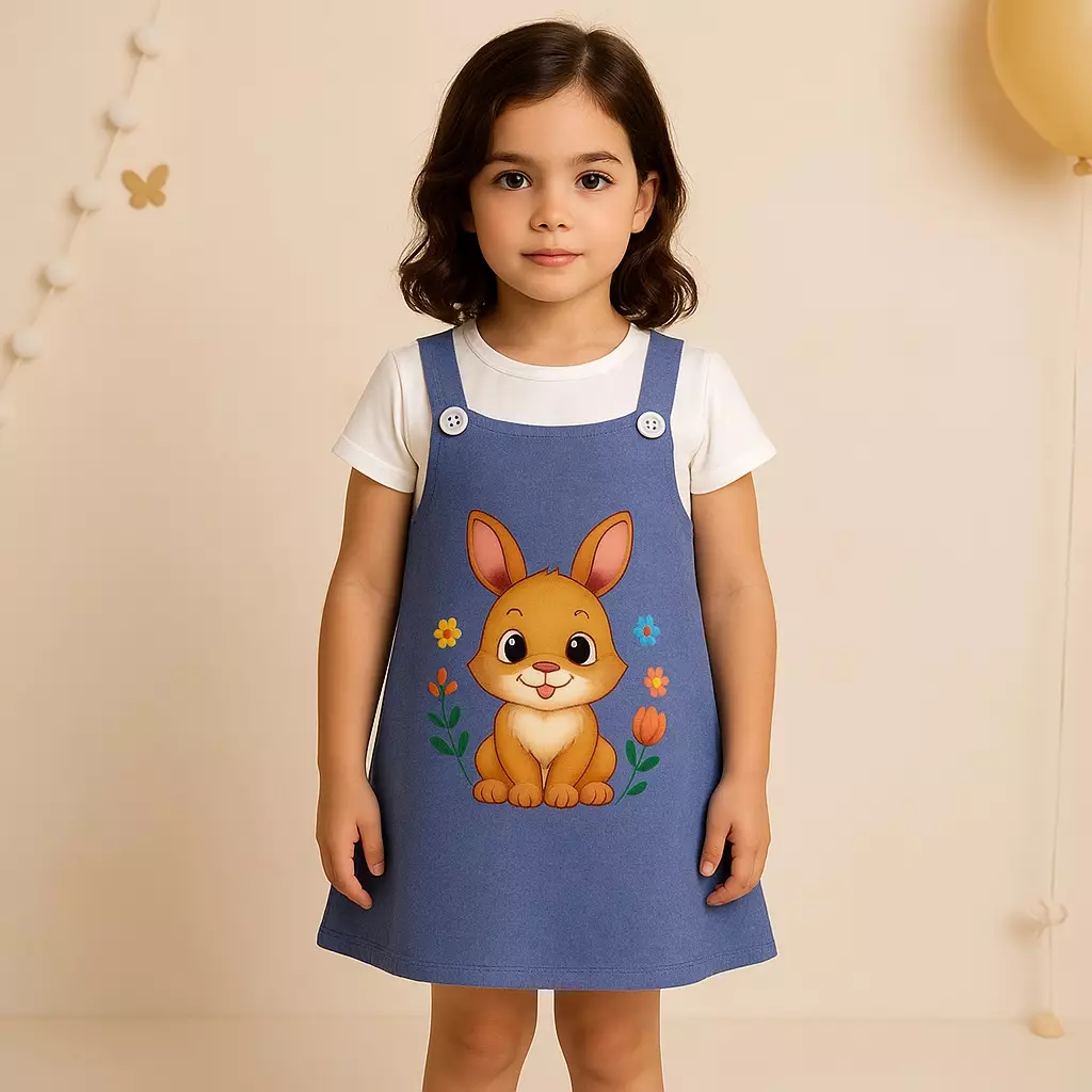 Two Mix - Arion Dress Anak Perempuan Lucu Usia 1-8 Tahun 4441 Warna Putih